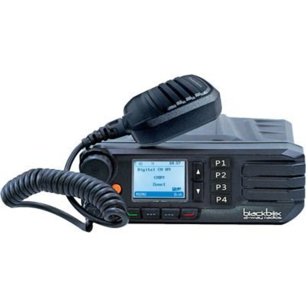 Klein Electronics Inc Digital 50 Watt VHF Mobile Radio!! Simple UI, Durable, Compact, Programmable Blackbox-GO-M-V